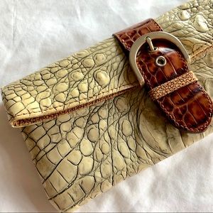 RARE Authentic Leather wallet by Brahmin